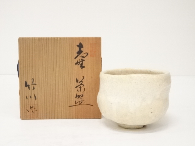 JAPANESE TEA CEREMONY / SHINO CHAWAN(TEA BOWL) / ARTISAN WORK